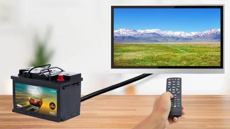 powering-tv-with-battery